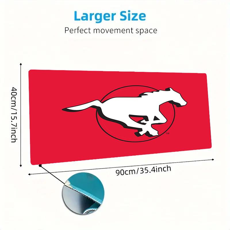 Calgary Stampeders Color Mouse Pad Large Gaming Table Cushion Non-slip Laptop Tablet Big Mousepad XXL Mat Mini PC Playmat With Lock edge