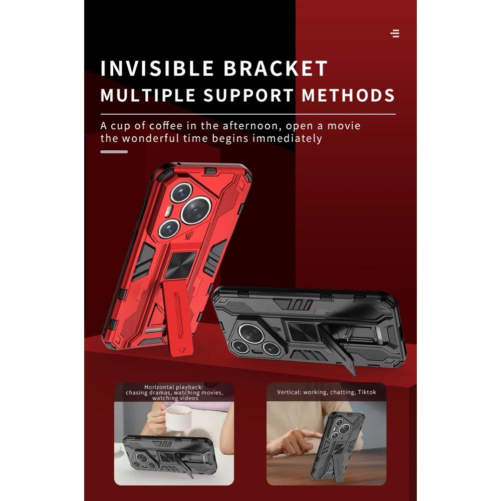 Military Armor Adjustable Kickstand Protective Case for Huawei Pura 70 Ultra P70 Pro Cover Magnetic Holder Shockproof Full Cover