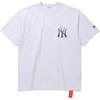 New Era Ap Mlb Halftone Rs62 Neyyan Hgry Нью-Йорк Янкис Модный Логотип Футболка с круглым вырезом с коротким рукавом Унисекс Топы 15147537