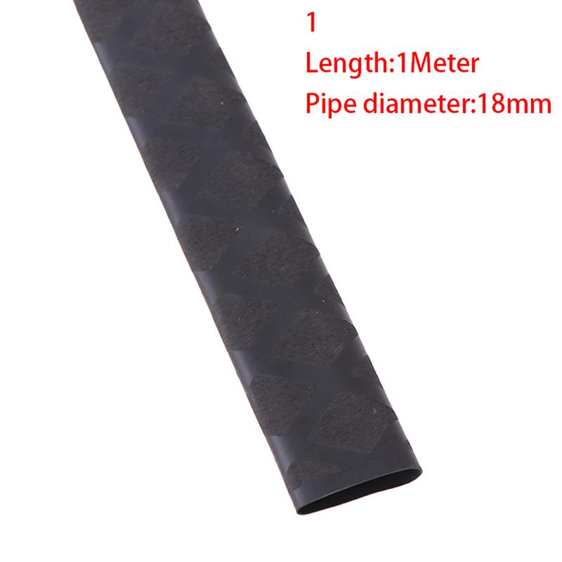 Противоскользящая термоусадочная трубка для удочки/ракетки/велосипедных ручек 1 м 18-40 мм