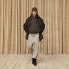Fear of God Essentials Вельветовая рубашка-куртка SS23 с плюшевой подкладкой Мужская верхняя одежда Черно-серая FOG-SS23-045