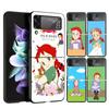 Чехол для телефона A-Anne Of Green Gables Shirley для Samsung Galaxy Z Flip 7 6 5 4 3 5G Flip7 Flip6 Flip5 Flip4 Flip3 Черный Funda