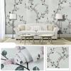 Plum Blossom Branch Self-Stick Wallpaper 177inx3937in Vintage Floral Contact Paper Removable Home Decoration Peel&Apply