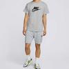 Nike Футболка с коротким рукавом и логотипом граффити, мужские топы, светло-серые CT6491-902