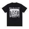 Футболки Party Like It's 1349 Black Death, забавная футболка с рисунком Danse Macabre Memento Mori, мужская и женская уличная футболка в стиле Харадзюку