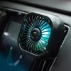 New Car Air Outlet Cooling Fan USB Color Light Low Noise Auto Interior Automotive Supplies Cooler Multifunction Mini Car Fan