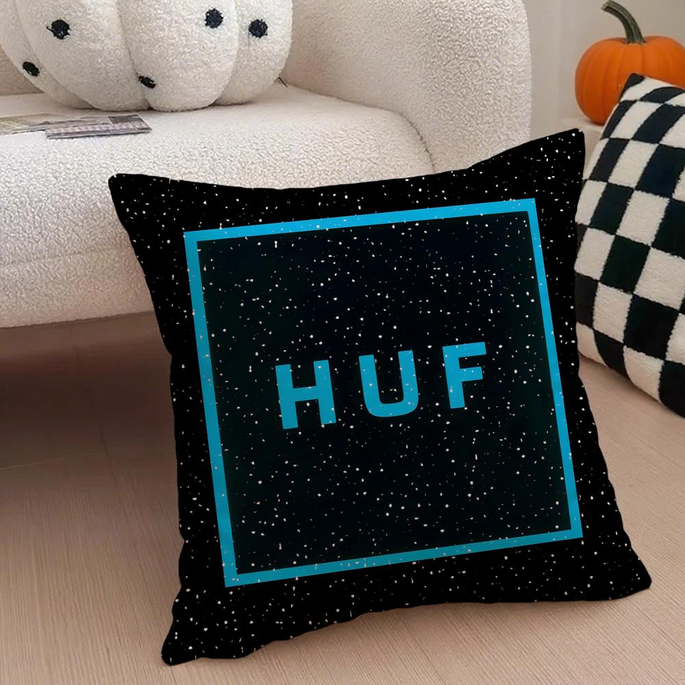 Skate American Fashion Brand HHUF Cushion Cover Throw Pillow Cover Hidden Button Durable Polyester Chair Cushion