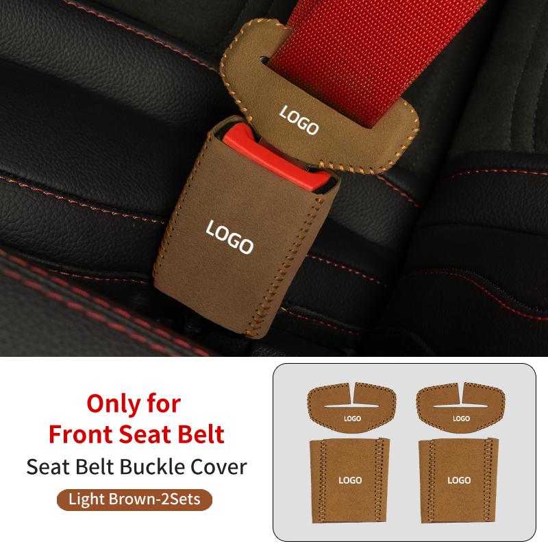 JEQS5 Car Seatbelt Buckle Cover Base Protector Case Accessories For Lexus IS250 IS200 CT200h GS300 LS430 RX450h LX570 IS300 ES