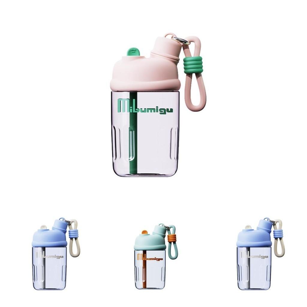 Современная и минималистичная бутылка для воды Tritan с соломинкой для мальчиков и девочек, идеально подходит для использования в офисе, дома и в машине