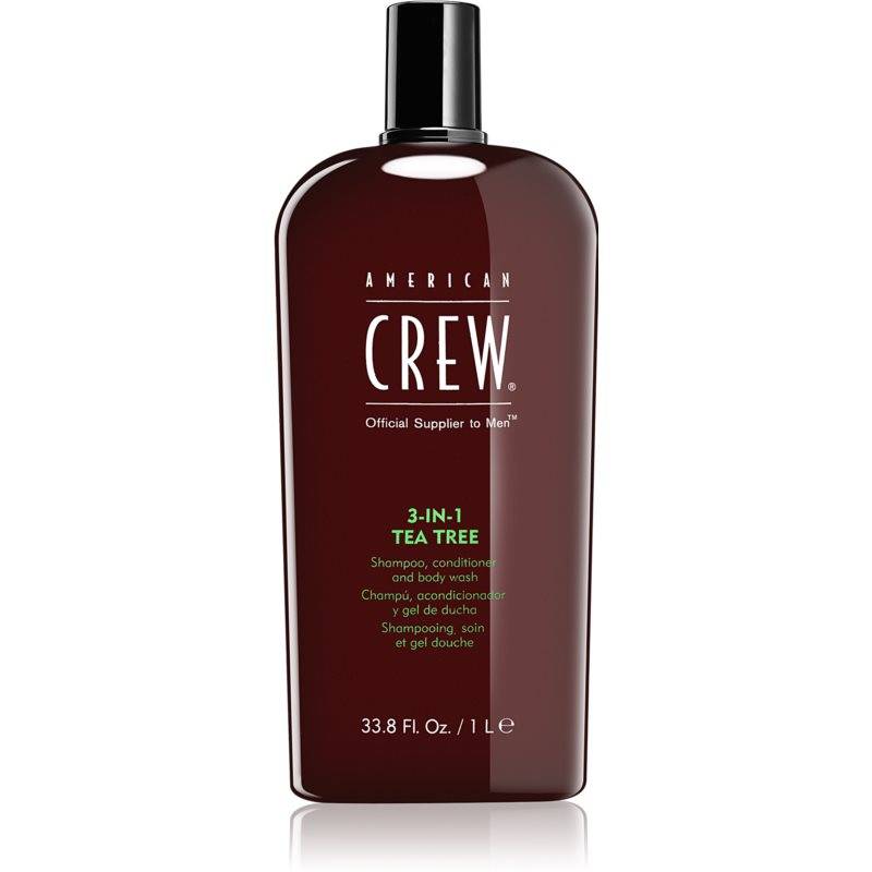 American Crew 3-In-1 Tea Tree Sh.+Cond.+Gel 1000Ml