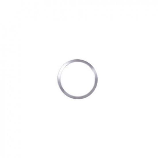 Steering Wheel Horn Button Ring Silver Alloy Trim 2017-2020 1X For Jaguar F-pace
