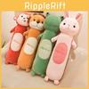 Cylinder Plush Animal Toys Lion Frog Monkey Rabbit Stuffed Dolls Decor Home