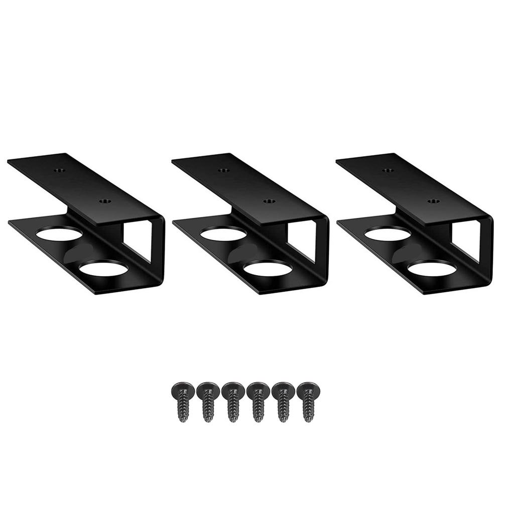 3 шт. подстольное крепление для ноутбука, экономящее место, органайзеры, стойка, удобная для ноутбуков, планшетов, клавиатур и многого другого использования