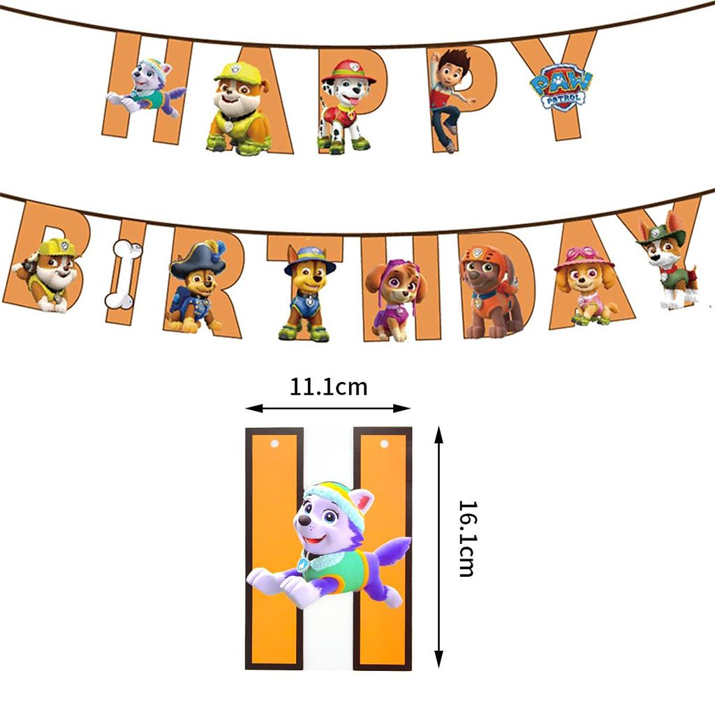 Fantasyon Paw Patrol набор воздушных шаров набор украшений на день рождения милый гирлянда на день рождения украшение на торт спиральная лента для воздушных шаров в комплекте