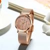 Древесина ореха, японский кварцевый механизм, женские часы, элитный бренд, сетчатый ремешок, водонепроницаемые женские наручные часы