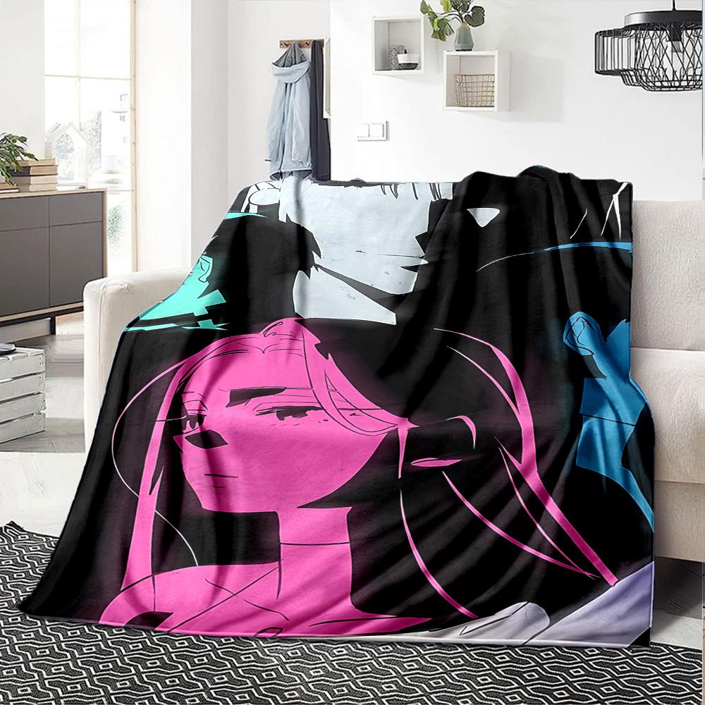 1pc Galaxy Friends Adventure flannel Blanket for Super Soft Cute Comfort Blanket for Travel Bedding Couch Sofa Blanket Y73011