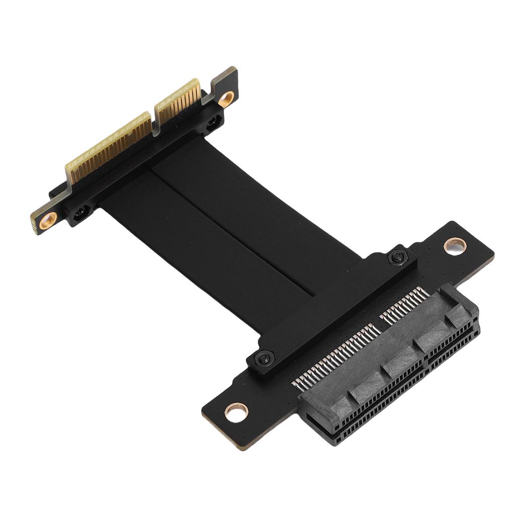 Удлинительный кабель PCIe 4.0 X4 Папа 90 градусов к Мама 180 градусов 8 Гбит/с Gen 4 Удлинительный кабель для видеокарты