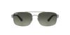 Солнцезащитные очки RB3687 Серые градиентные линзы 58 [Ray-Ban] Металл цвета оружейной стали/Кристалл