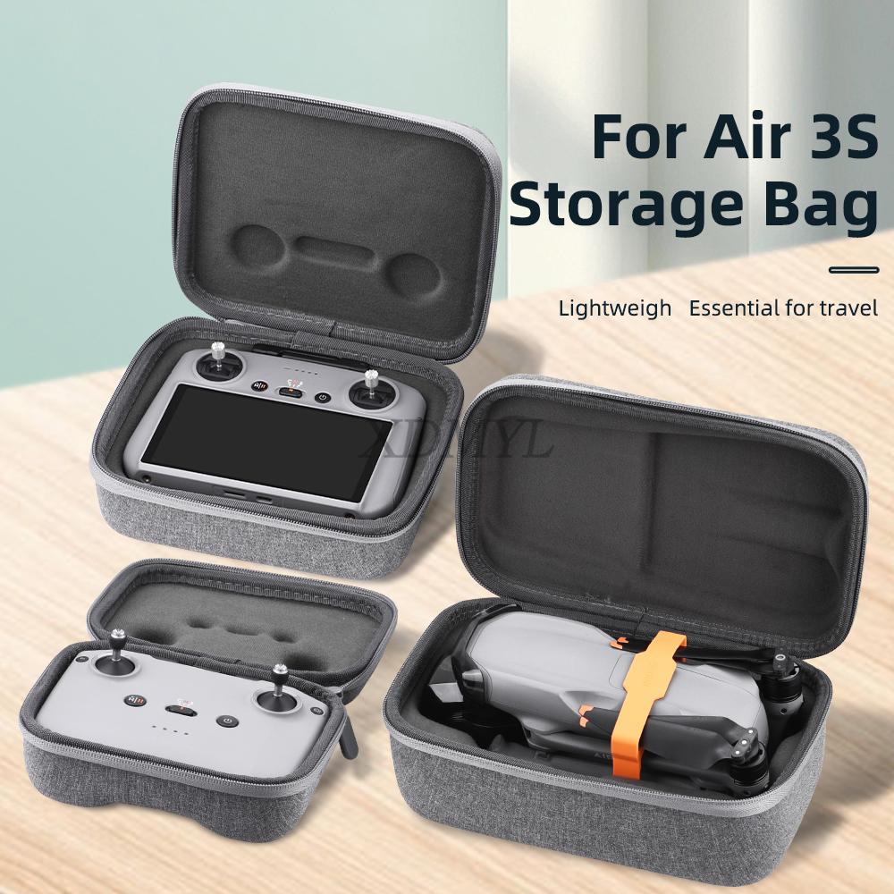 Host Bag for DJI AIR 3S Portable Shoulder Bag All in One Case for DJI RC 2/RC-N3 Remote Control Bag with Mountaineering Buckle