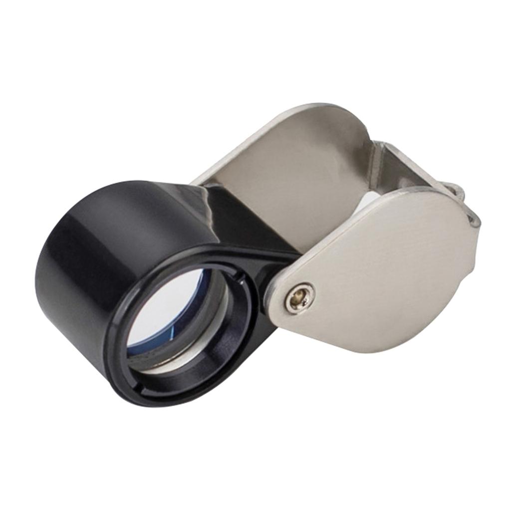 Mini Folding Magnifier 14x Jewelers Eye Magnifying Glass Magnifier Pocket Handheld Tools Portable Magnifying Glass Gift