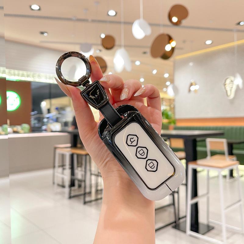 Cloud Metal Shell Key Cover for Wuling Xingguang S, Xingchen, Xingchi Plus, Jiachen, 5x, New S2024 Models