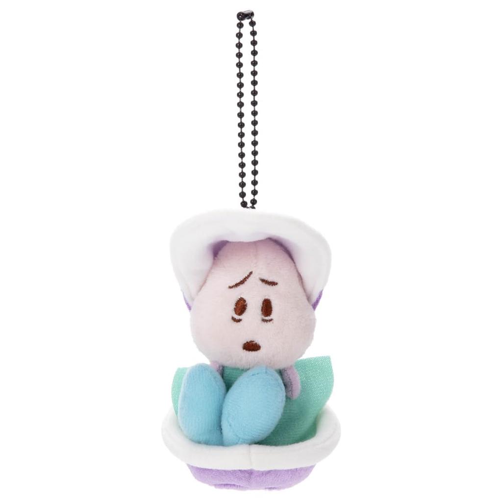 Disney Character Funny Face Ball Chain Mascot Young Oyster A Plush Toy, Approximately 11cm Tall