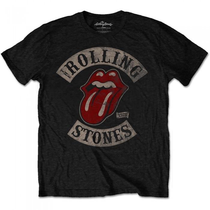 The Rolling Stones Хлопковая футболка унисекс для взрослых Tour 1978 года