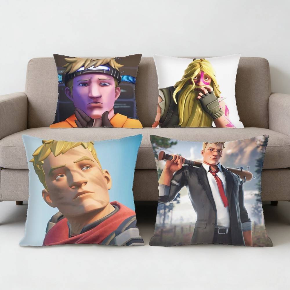 Game Character Fortnite Jonesy Pillow Case Sofa Living Room for Bedroom car Headboard Backrest Cushion Square Cushion Nap Time