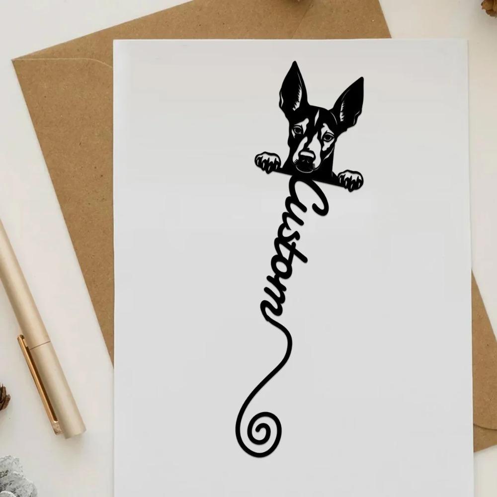 Металлическая закладка Xoloitzcuintli, Подарок книголюбу для учителя, Уникальные собачьи аксессуары для школы