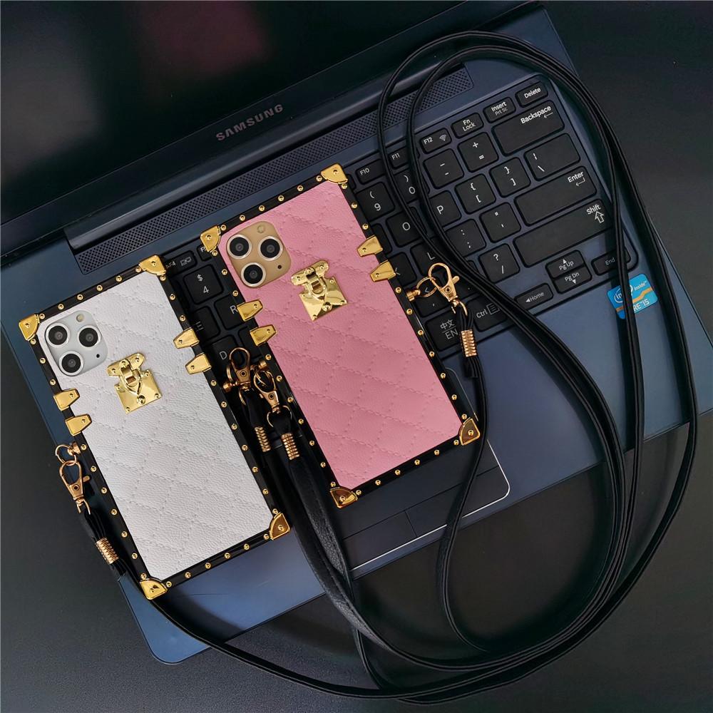 Квадратный кожаный ремешок из овчины для Samsung S23 S22 S21 Ultra S20 Fe A14 A54 Z флип 3 A13 A23 A33 A53 A12 A22 A32 A52 A51/iphone/TCN CAMON/Redmi