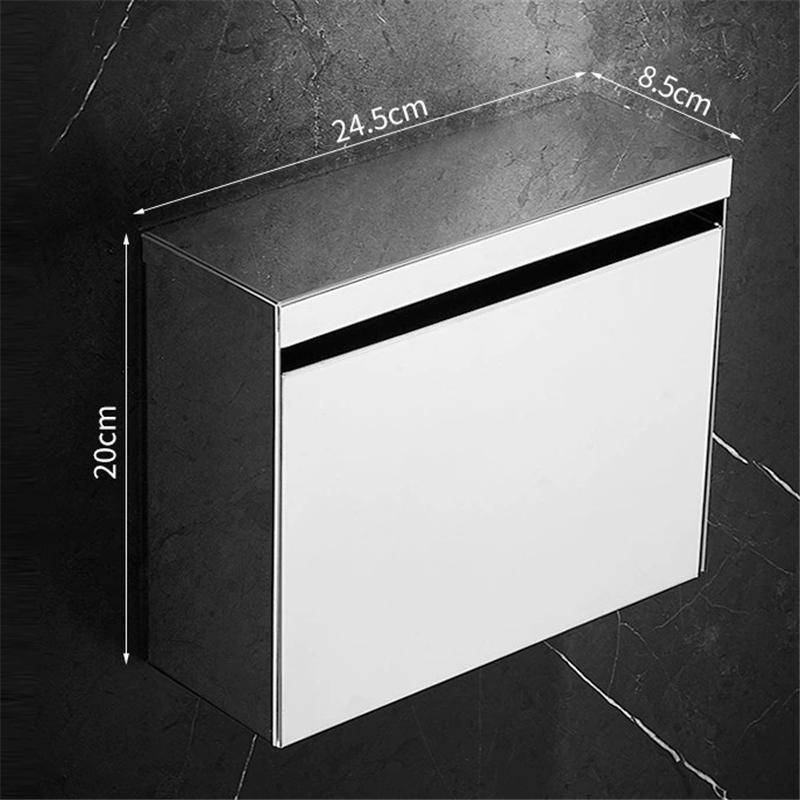 Держатель для туалетной бумаги SUS304 Черный Держатель для рулона туалетной бумаги Серый Держатель-коробка для салфеток Стеллаж Держатель для туалетной бумаги Коробки для салфеток