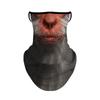 TikTok Animal Face Mask: Outdoor Ear-Hanging Sunscreen Neck Gaiter for Cycling, Ice Silk, Breathable, Summer-Ready