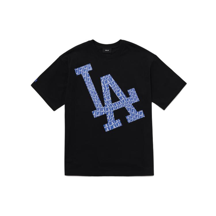 New MLB Los Angeles Dodgers T Shirts Unisex Black 3ATS60023-07BKS