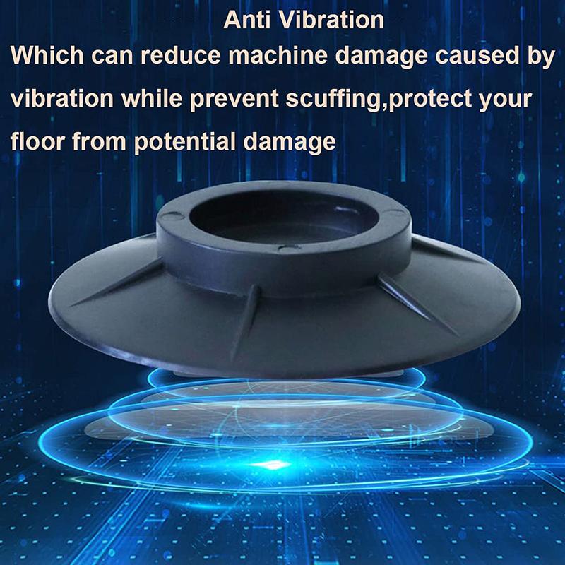 Антивибрационные противоскользящие подушечки для стиральных машин Резиновые подушечки для ног для стиральной машины и сушилки для предотвращения ходьбы и снижения шума Подходит для всех моделей