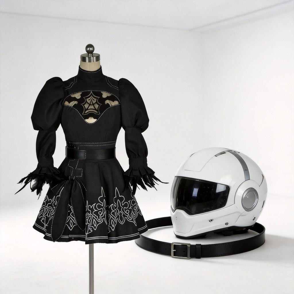 Косплей костюм Nier Automata Для 2b Сестринское платье Из спандекса Для аниме ролевых игр