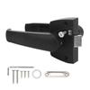 Bathroom Restroom Privacy Lock Entry Lever Lock Aluminum Alloy Matte Black for RV Boat Ship