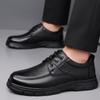 Fashion Classic Design Male Comfortable Oxfords Footwear Shoes Men's Casual Shoes Lace-Up Office Business Leisure Genuine Leather Shoes