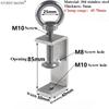 304 Stainless Steel C-clamp Steel Pipe Square Clamp Pull Ring Adjustable Fixed Holder Clip Multi-function Hardware Fasteners