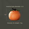 3D Orange Shape Incense Burner Creative Design Desktop Ornament New Ash Catcher  Home Decor
