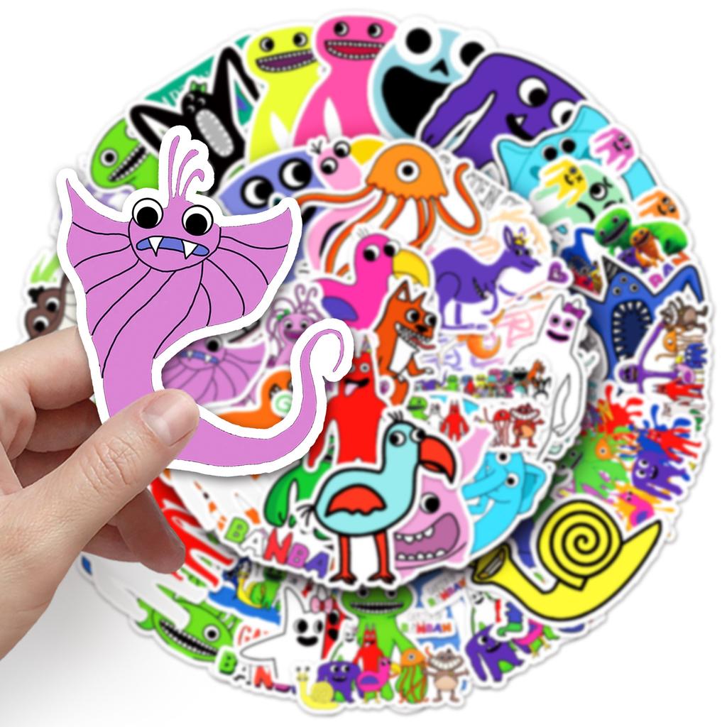 Stickers Rainbow Friends Rainbow Friends Sticker Pack Stickers Set of Stickers 50 Pcs