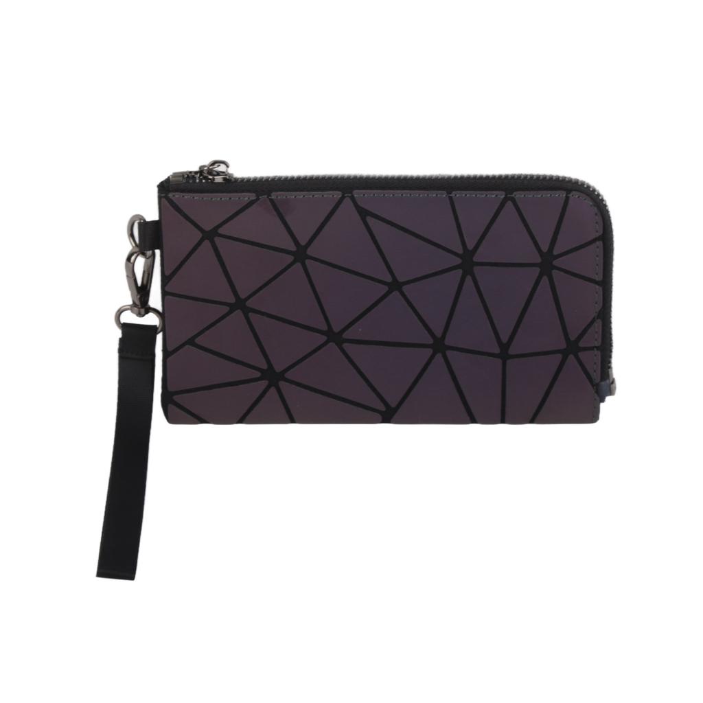 Geometric Luminous Purse Holographic Reflective Handbag for Women Gift