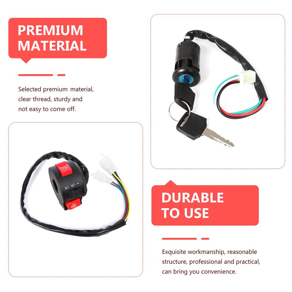 Full Set Electrics Wiring Harness Coil 5 Pin CDI Spark Plug Kits For 50/70 90/110/125/140CC ATV Quad Pit Dirt Bike Buggy Go kart
