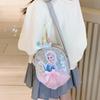 Charming Princess Style Nylon Crossbody Bag For Girls Perfect For Casual Use And Outdoor Adventures In Vibrant Colors