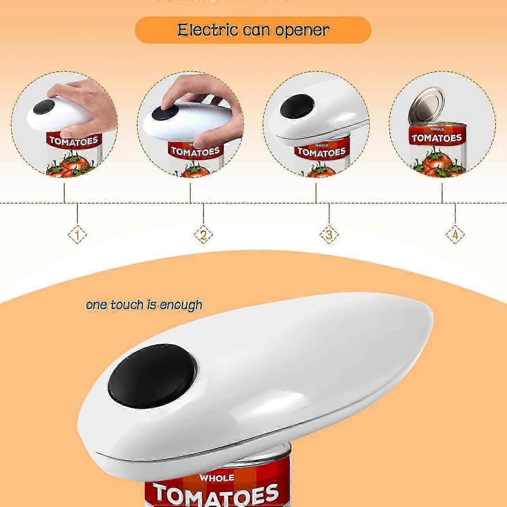 Automatic Electric Can Opener with Smooth Edge