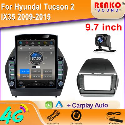 9,7-дюймовый вертикальный экран Tesla Android автомобильное радио для Hyundai Tucson 2 IX35 2009-2015 GPS навигация мультимедийный видеоплеер