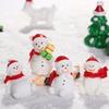 Deer Micro Landscape Christmas Accessory Xmas Tree Santa Claus Figurines Miniature Snowman