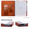For Remarkable Paper Pro Case Card Slots Stand PC+PU Leather E-Reader Cover with Pen Holder