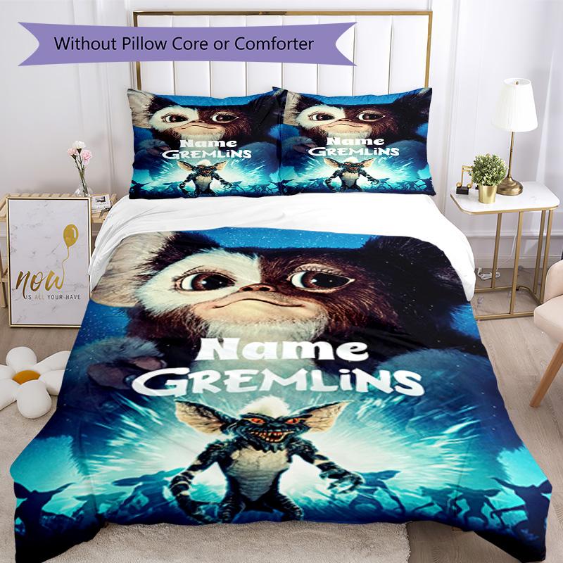 Like Warner Bros. Movies (22) Customize your name Bedding Set Breathable Duvet Cover with Pillowcases Home Decoration Birthday Gift