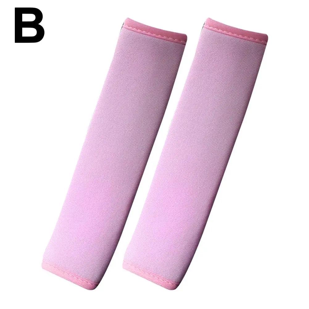New 2pcs Car Seat Belt Cover Terylene Seat Belt Shoulder Decoration Shoulder Soft Pad Cushion Protector Auto Guard Interior U1I1