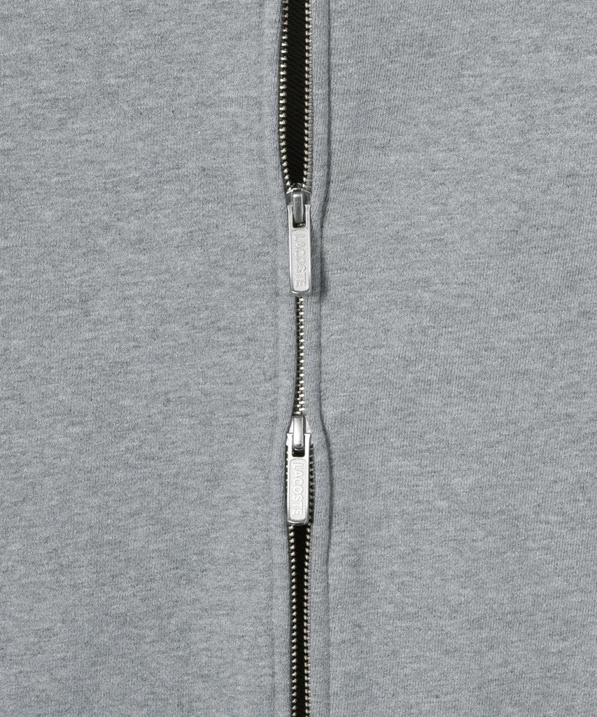 Мужская толстовка Lacoste на молнии из французского терри Базовая Sh317E-56G 5Hi